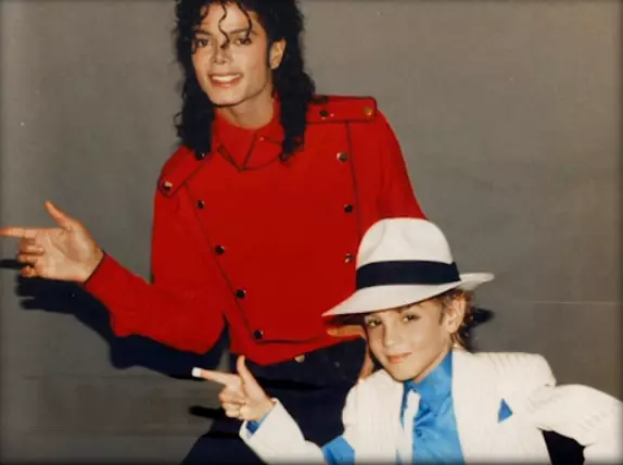 Michael Jackson with Wade Robson.