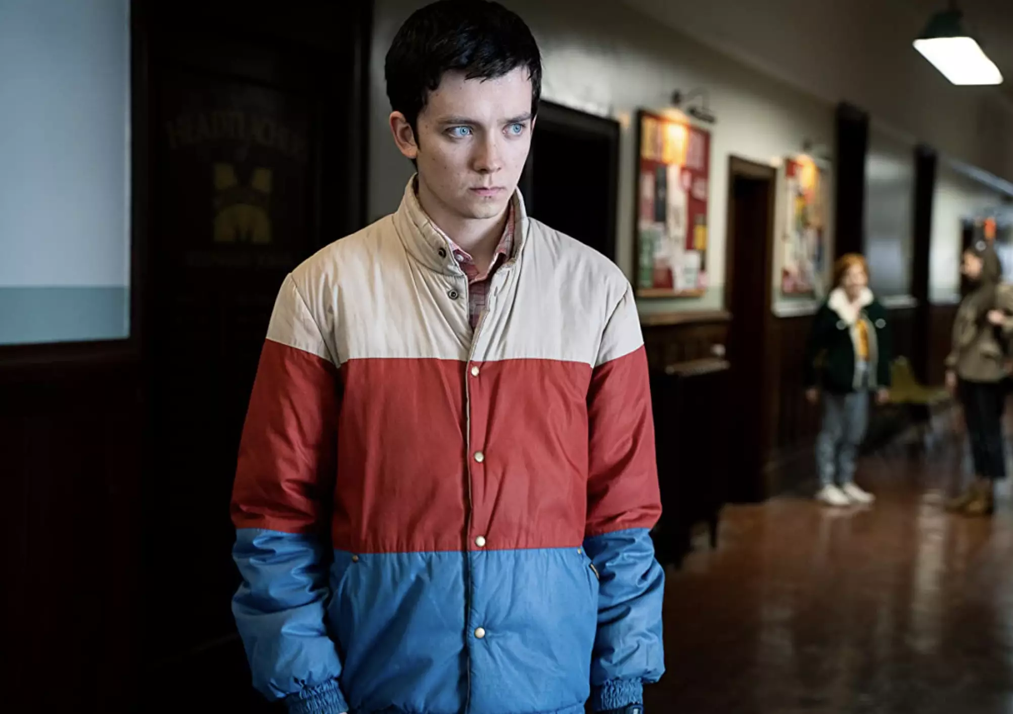 Asa Butterfield in his leading role as Otis.