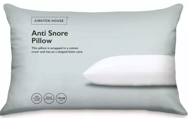 Aldi's anti snore pillow could help partners of night growlers get a better sleep.