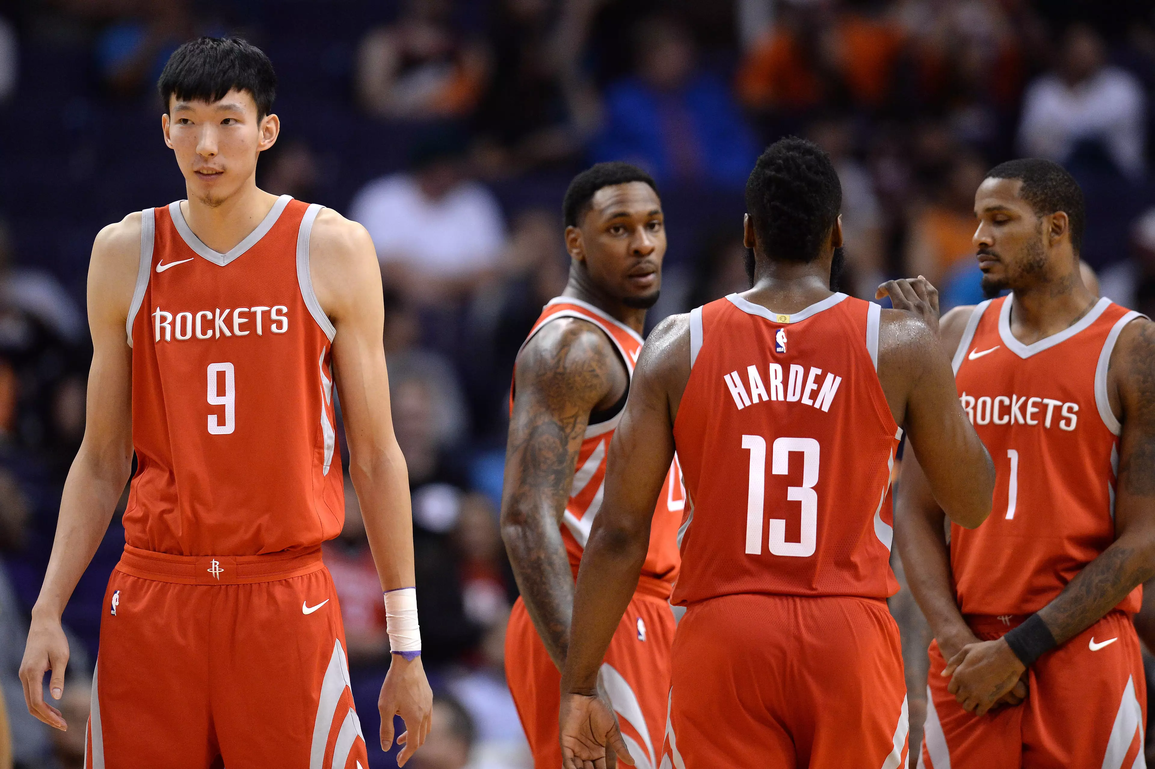 Zhou Qi used to play for the Houston Rockets in the NBA.