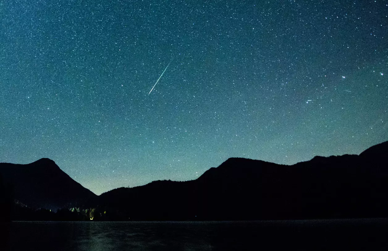 A shooting star spotted in Germany as part of last year's Perseid meteor shower.