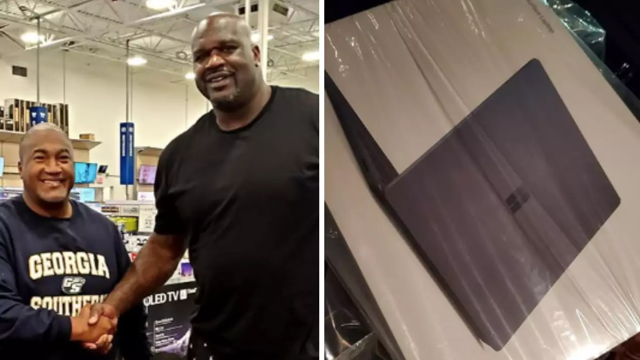 Man Says Shaquille O’Neal Bought Him A Laptop After He Passed On Condolences For Kobe Bryant 