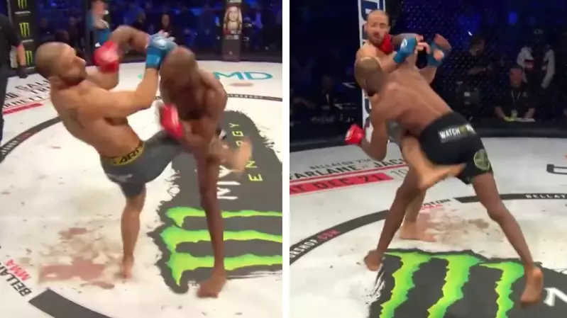 Michael Page Destroys Stand-In Opponent With Vicious Overhand Right in Bellator