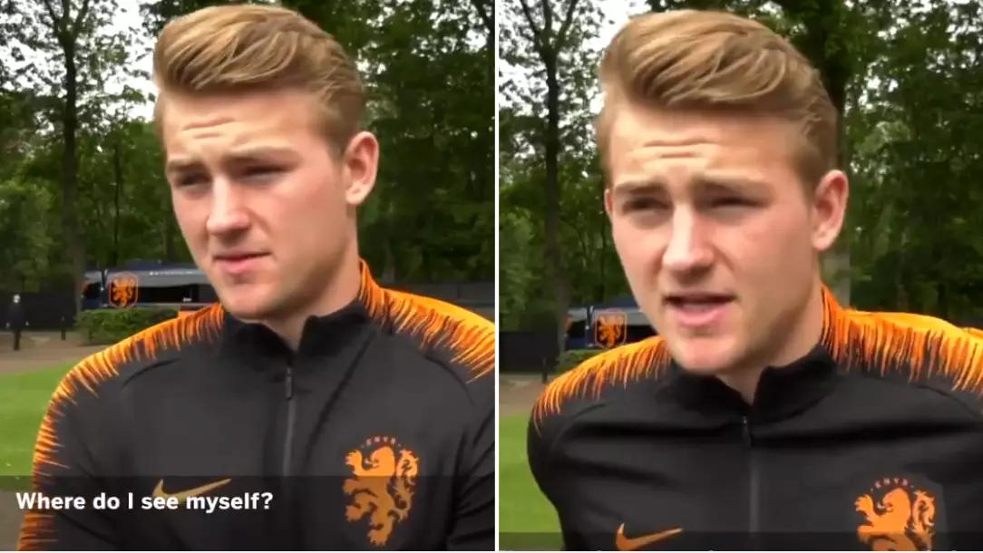 Matthijs de Ligt Breaks Silence On Transfer Rumours Linking Him With Manchester United And Barcelona