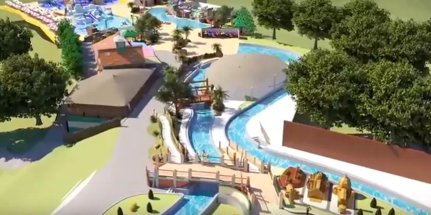 The river runs through the entire theme park (Legoland/Parksmania)