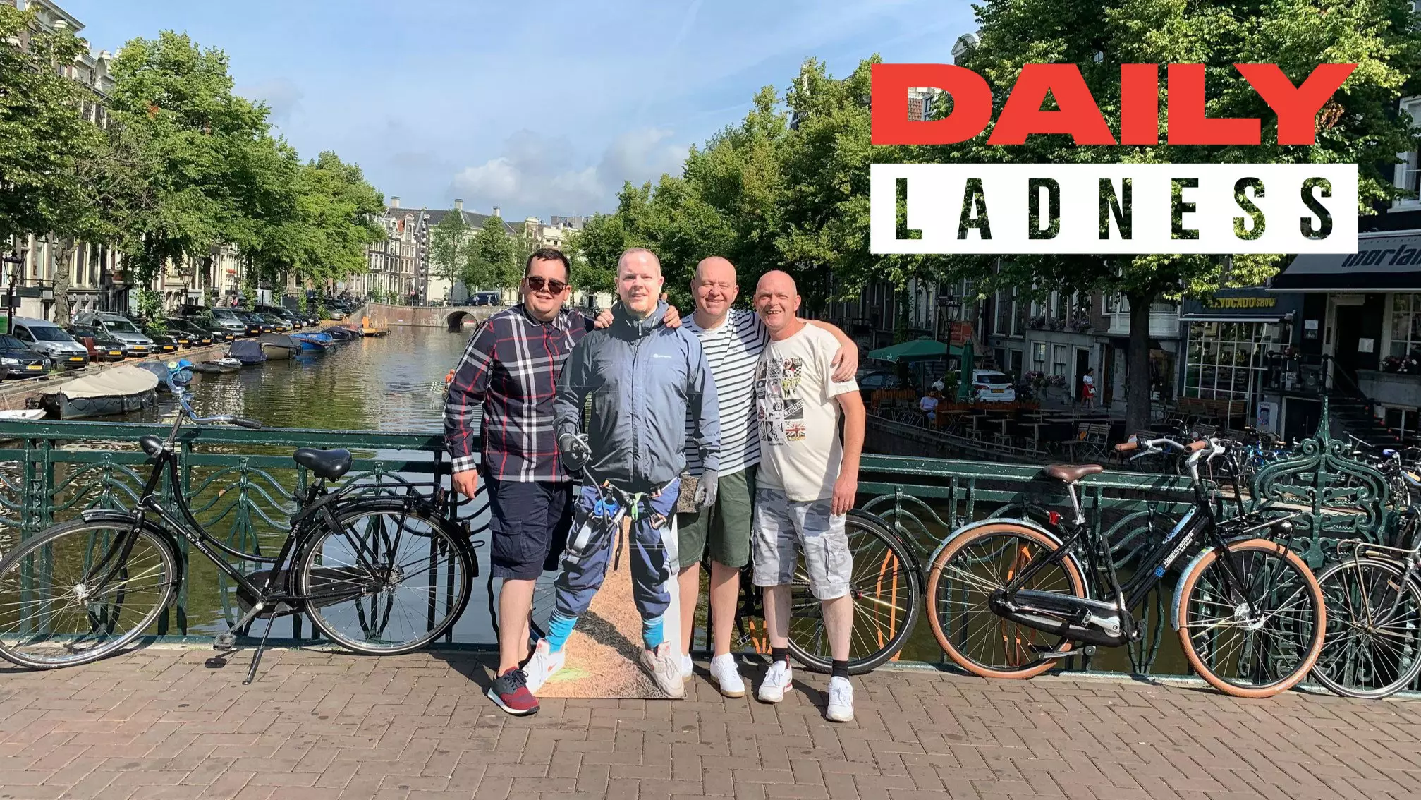 LADs Take Cut-Out To Amsterdam After Groom Cancels On His Own Stag Do