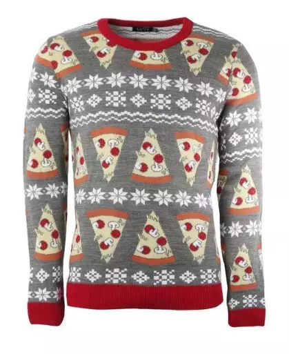 You can show the world how much you love Pizza even at Christmas! (