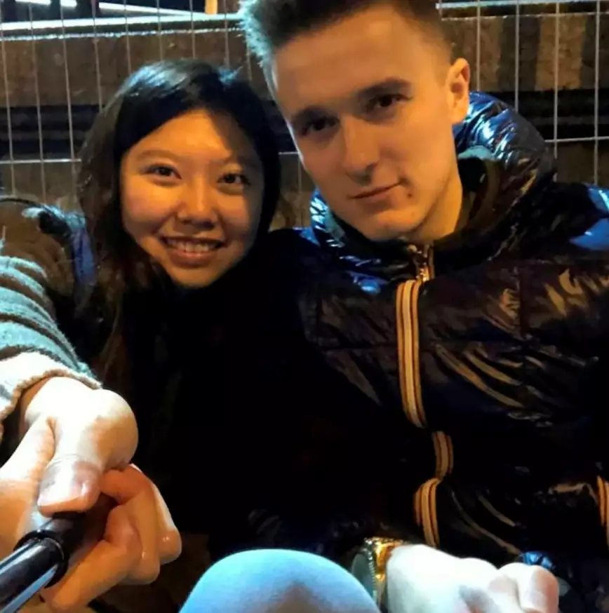 Jeffrey and Yixuan, who met on Tinder.