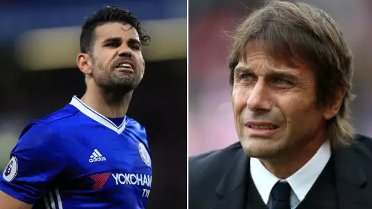 Diego Costa Has Something Planned For Antonio Conte In The Atletico Tunnel 