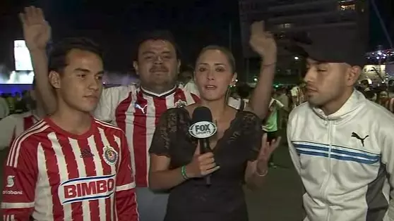 ​Sports Reporter Hits Fan With Microphone After Being Groped Live On Air 