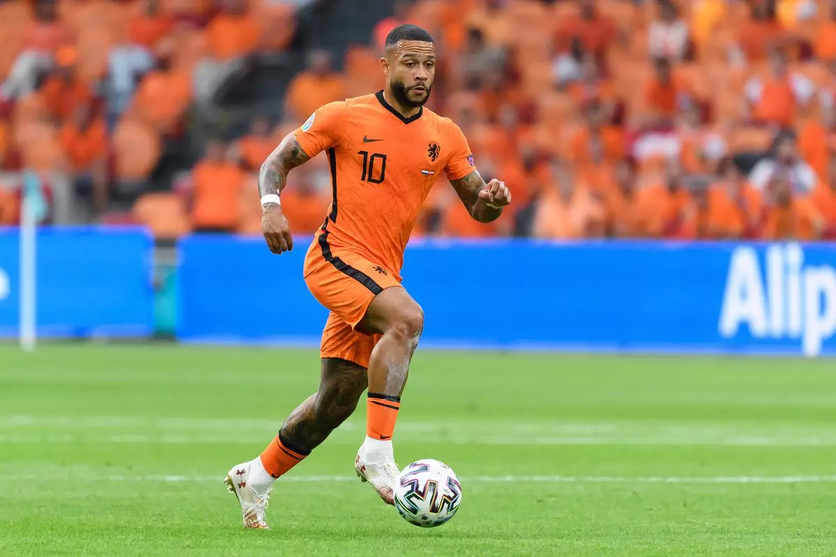 Memphis Depay scored first during the Netherlands 2-0 win against Austria