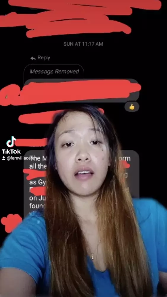 Fern took to TikTok to share her story of harassment (