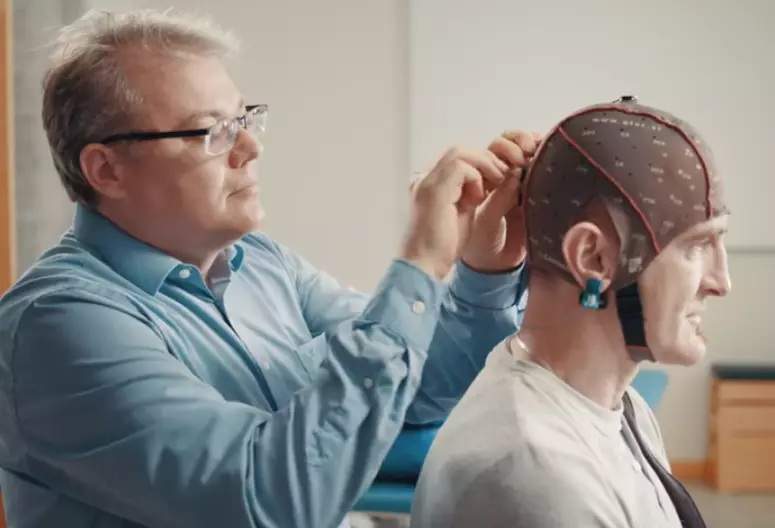 The headset has been designed to help people suffering with physical disabilities.