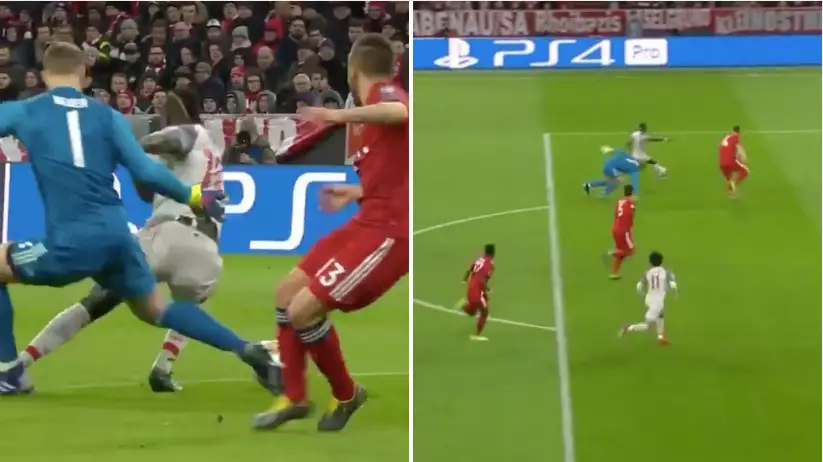 Sadio Mané Turns Manuel Neuer Inside Out With The Most Incredible Touch, Turn And Finish