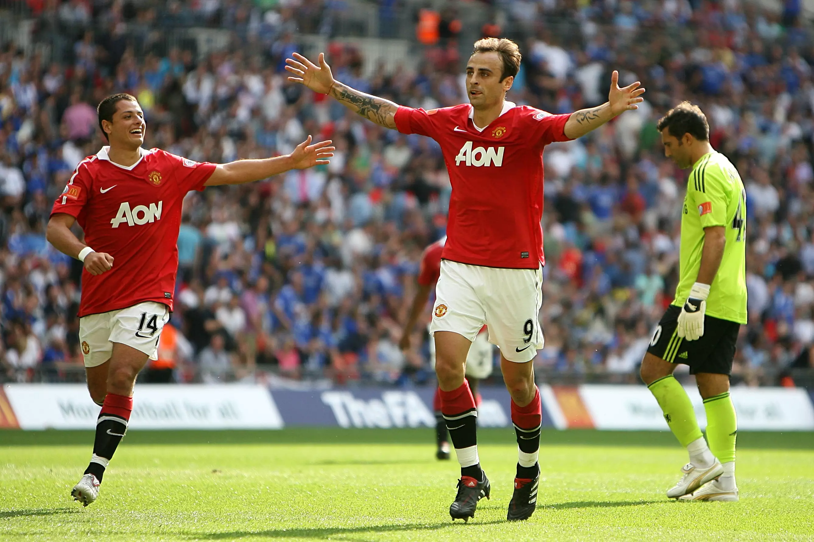 Berbatov became a fan favourite at Old Trafford. Image: PA Images