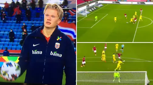 Erling Haaland Scores Absolute Rocket To Seal Sensational Hat-Trick For Norway