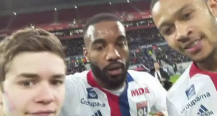 Lyon Suing 15-Year-Old Fan For Taking A Selfie With Depay & Lacazette