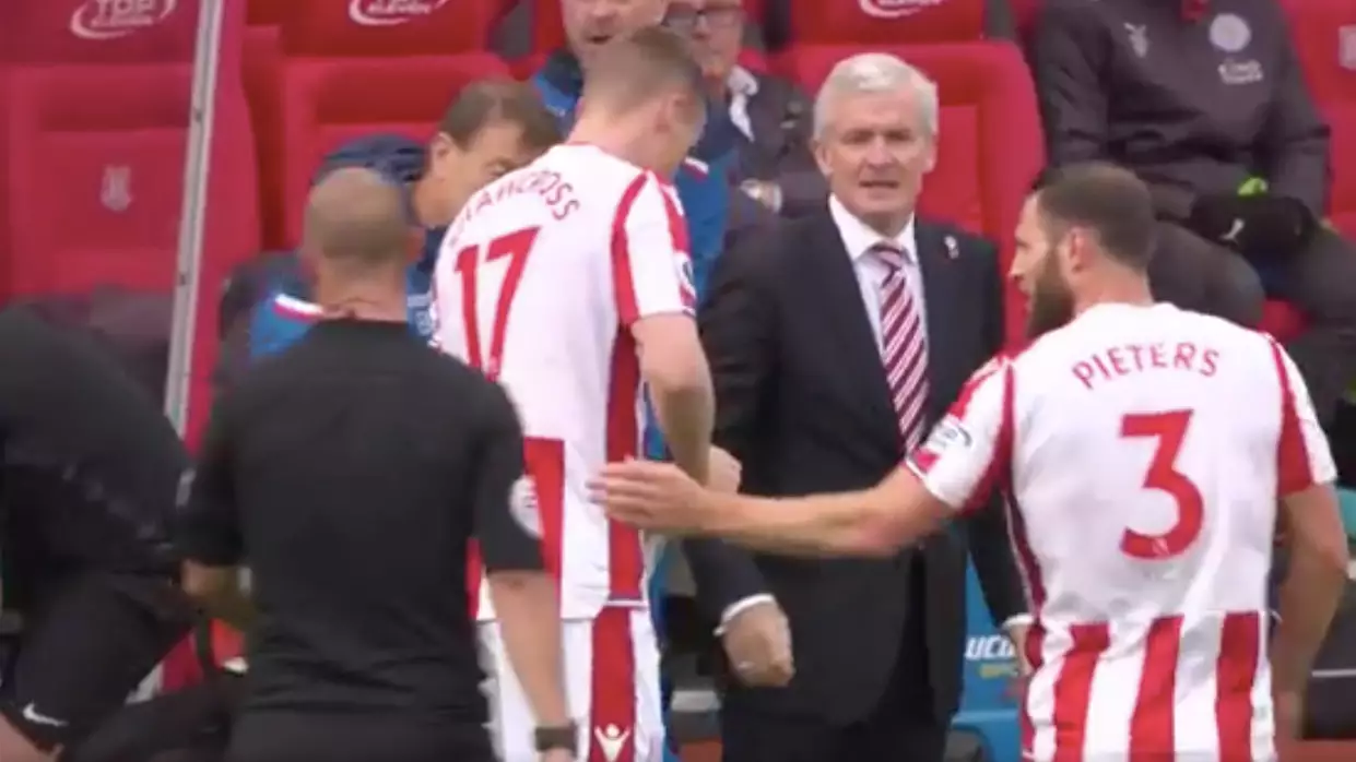 The Most Unexpected Substitution Of The Day Happened During Stoke vs Leicester City