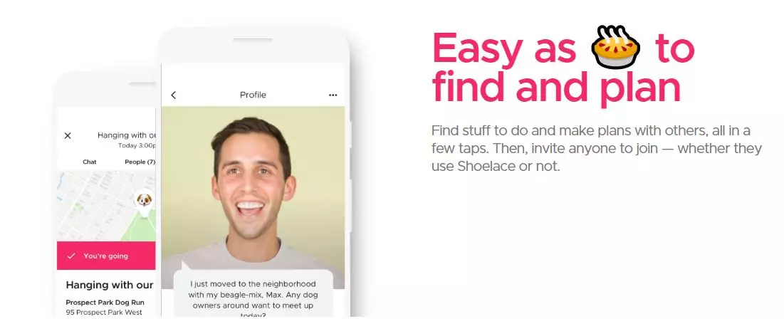Google Shoelace helps you find new friends and things to do.