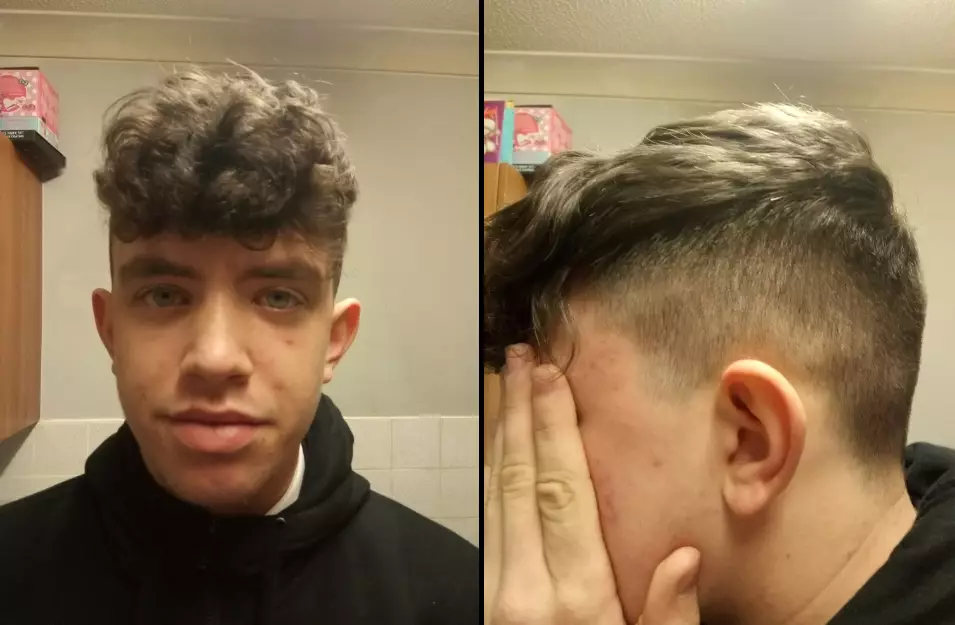 Jonathan Soares got his hair cut after being told it was too long.