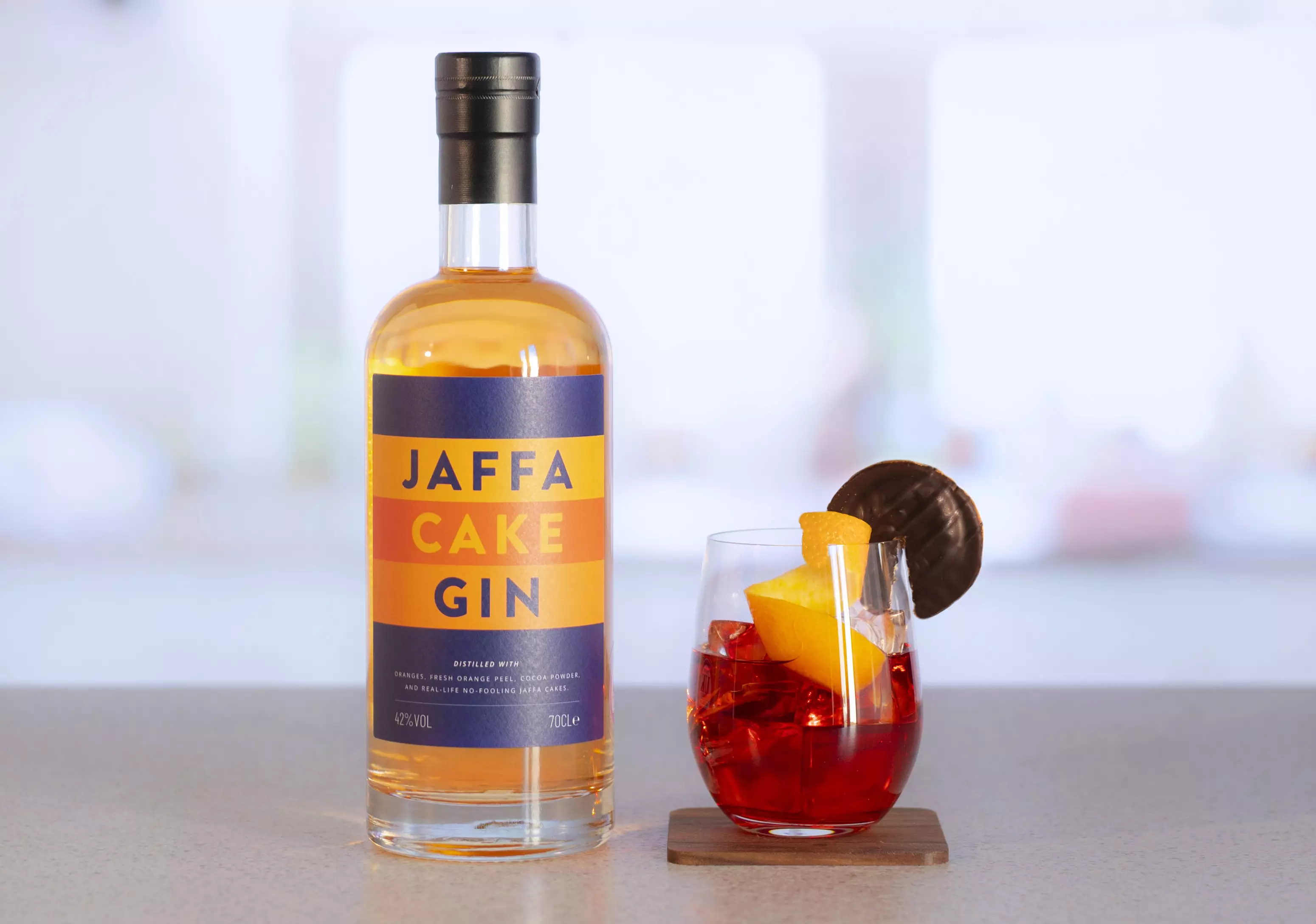 You can use the gin to create a Jaffa Cake Negroni Cocktail (