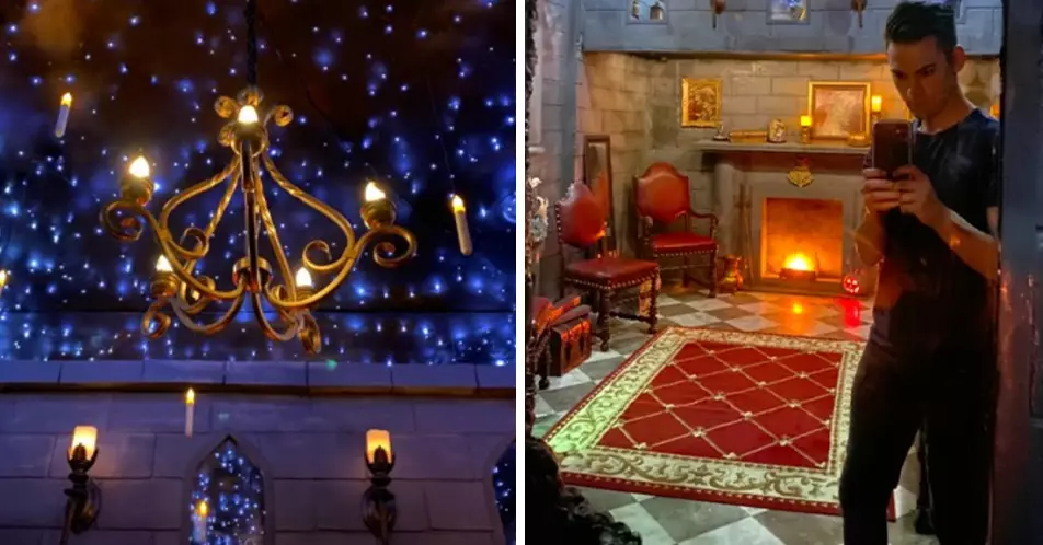 Man Creates Incredible Harry Potter Inspired Bedroom 