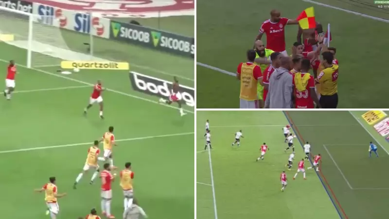 Incredible Scenes As Internacional Have 97th Minute Title Winning Goal Disallowed