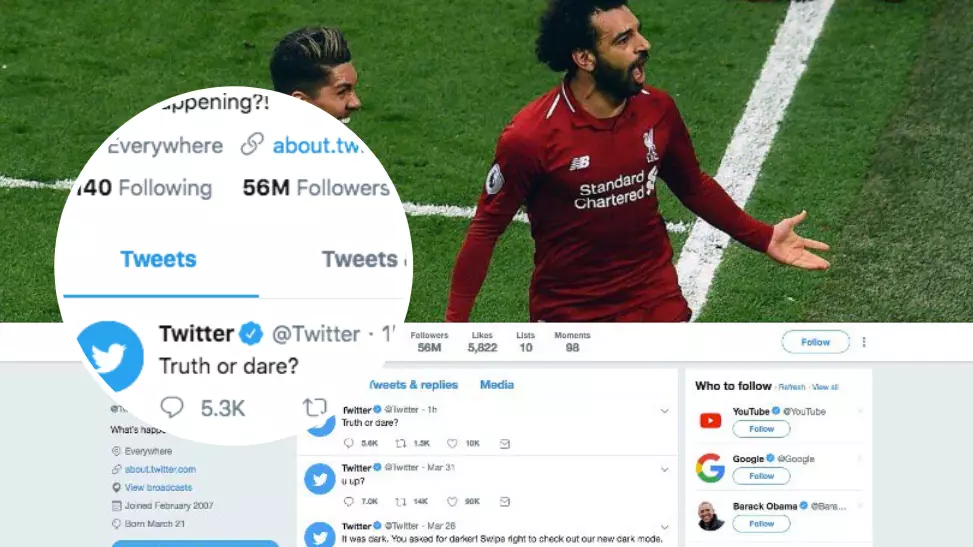 Twitter Have Changed Their Header To A Picture Of Mohamed Salah And Roberto Firmino
