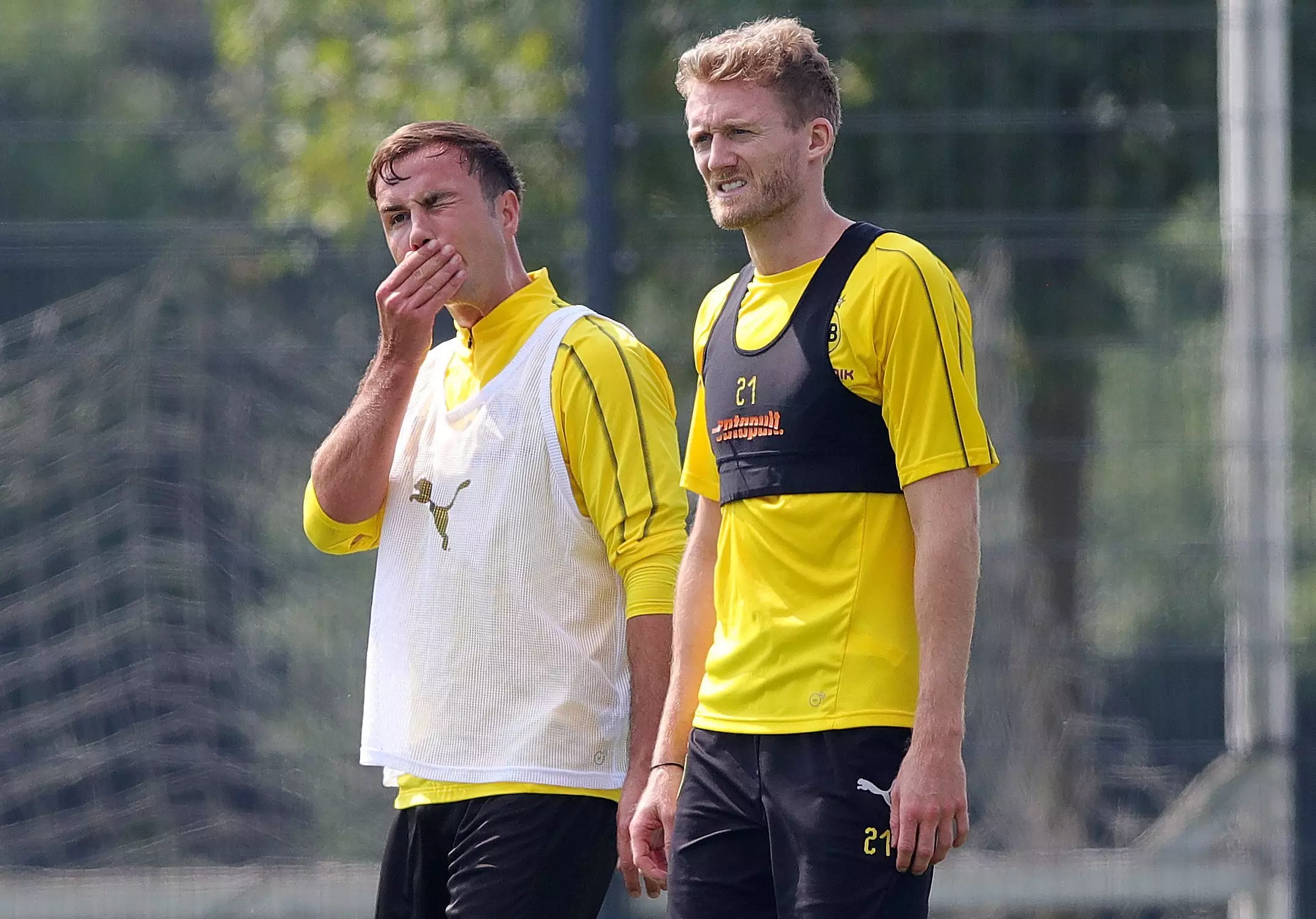 Gotze and Schurrle were teammates at Borussia Dortmund too.