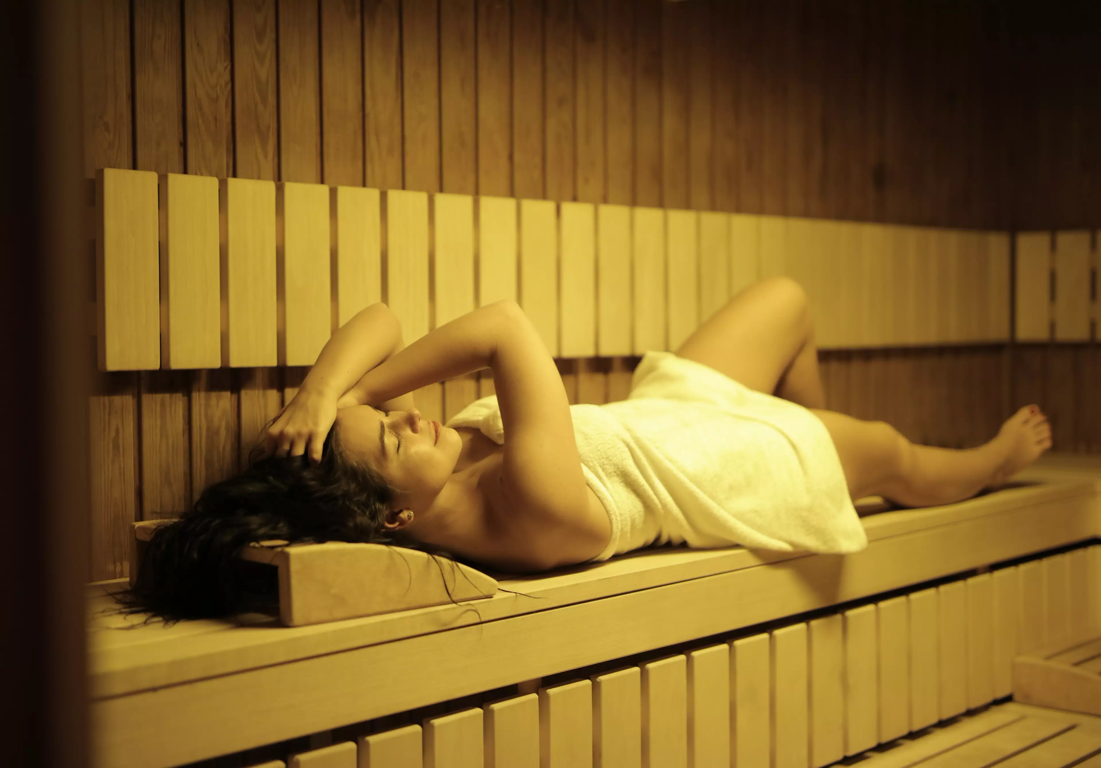 Saunas help blood flow and reduce inflammation (
