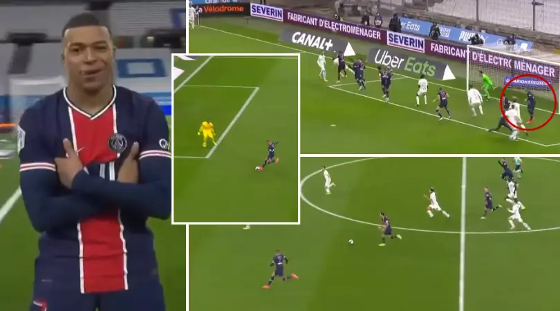 Kylian Mbappe Hit A Lightning-Quick 36KM/H To Finish Incredible Counter Attack Vs Marseille