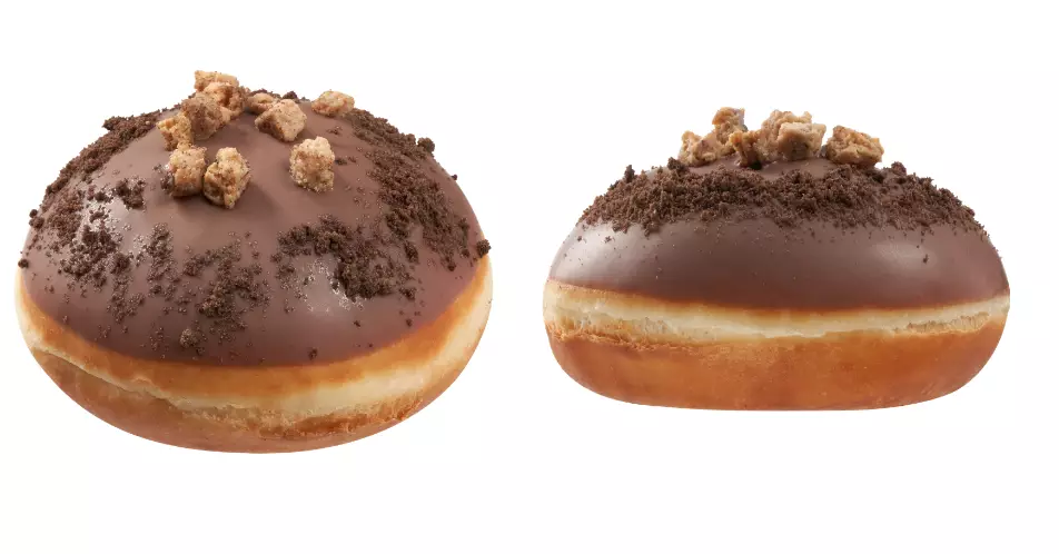 Krispy Kreme is selling a doughnut filled with cookie dough (