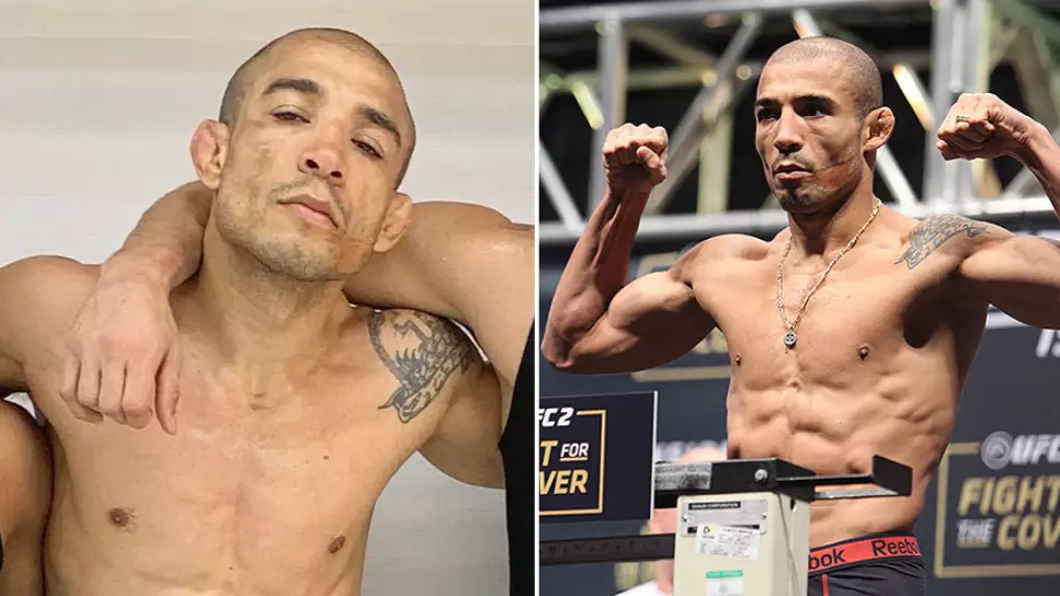 Worrying Pictures Of Jose Aldo's Extreme Weight Cut Emerge Online 