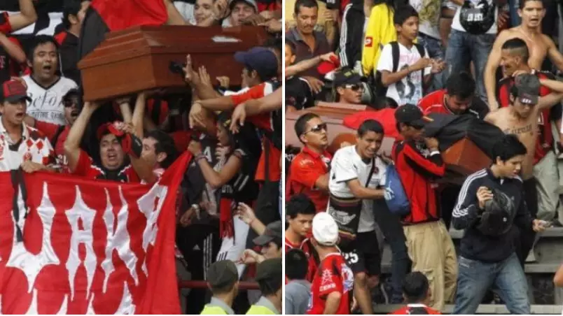 17-Year-old Murder Victim Taken To Match In Coffin By ​Cúcuta Ultras 