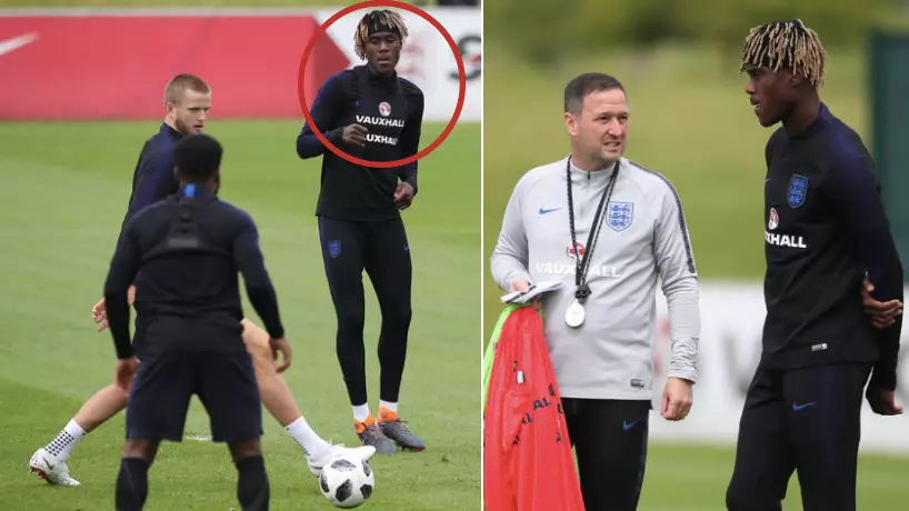Meet The 18-Year-Old Who Was Spotted Training With England's 23-Man World Cup Squad