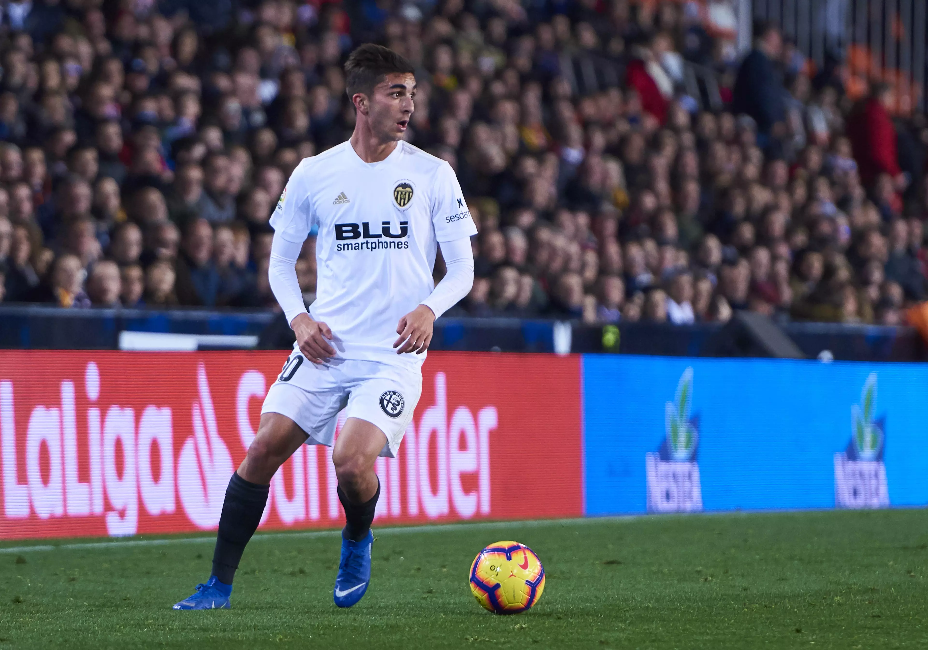 Ferran Torres has impressed for Valencia. Image: PA Images