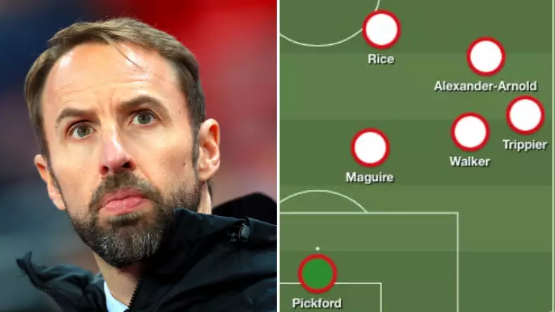 Gareth Southgate Picks Three Right-Backs And Two Defensive Midfielders Against Belgium