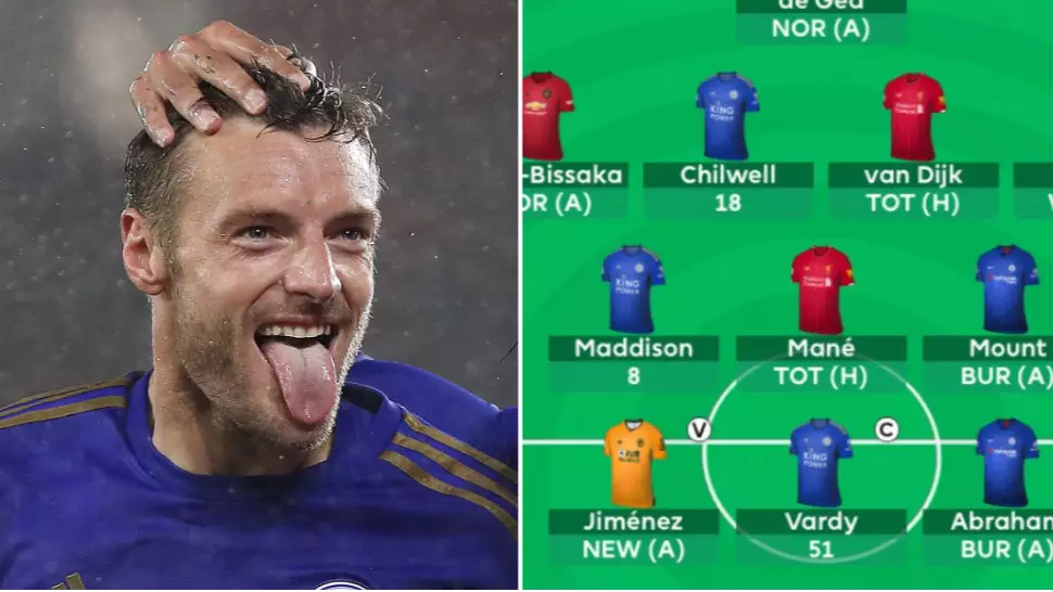 Fantasy Premier League User Triple Captained Jamie Vardy And Scored 51 Points 