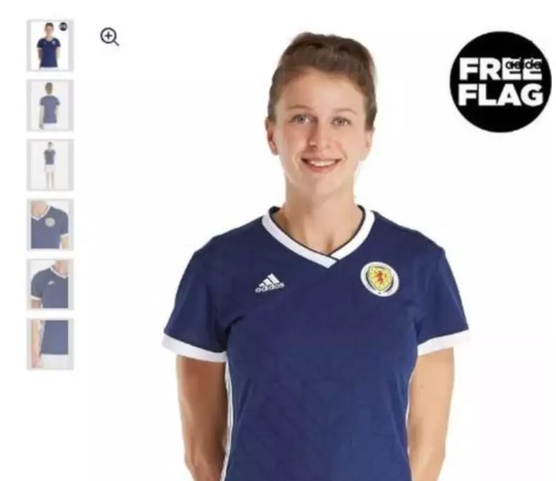 The kit is now only being advertised by models using traditional sporting poses.