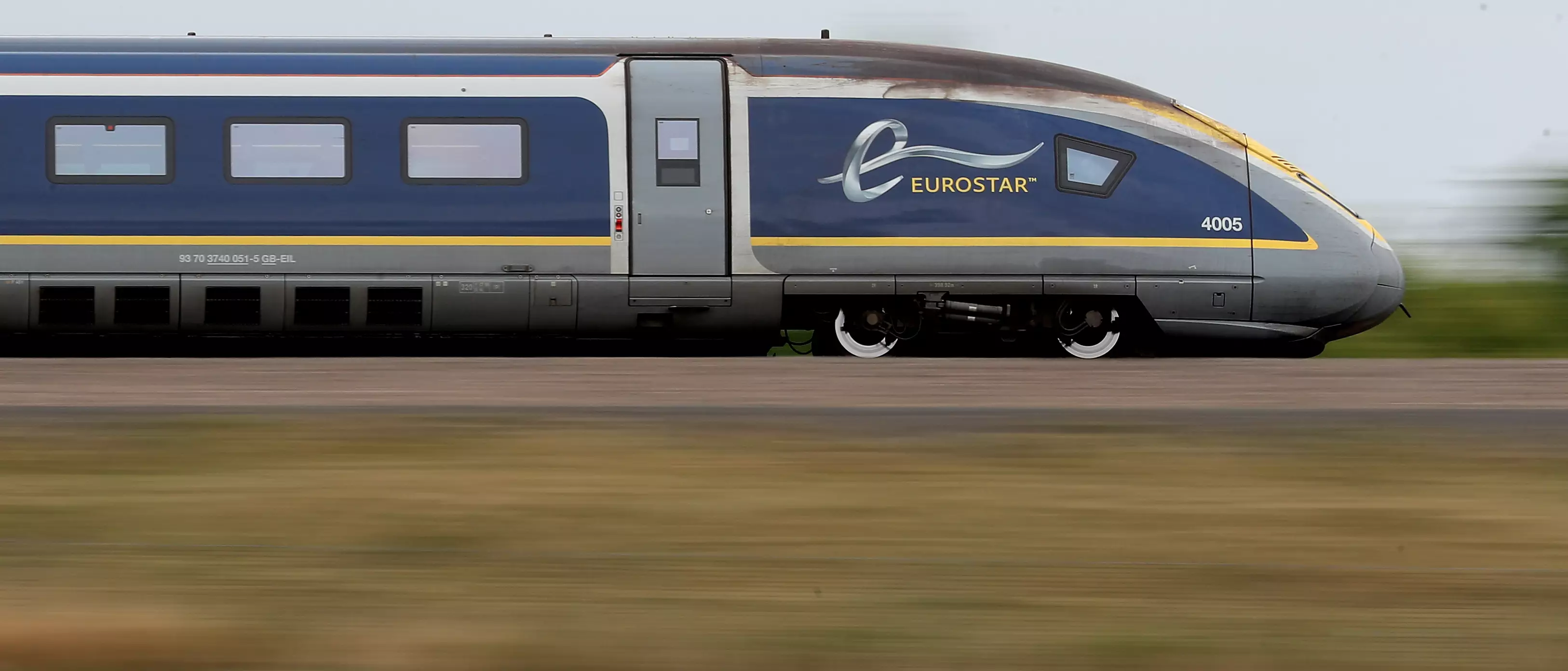 A Eurostar e320 train, the latest train the Eurostar fleet.