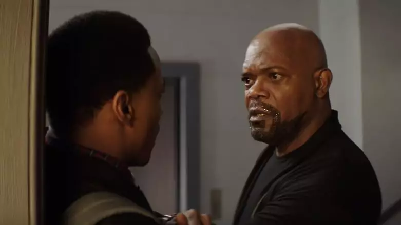 Samuel L. Jackson reprises the role as John Shaft II while his son, John Shaft Jr., is played by Jessie T. Usher.