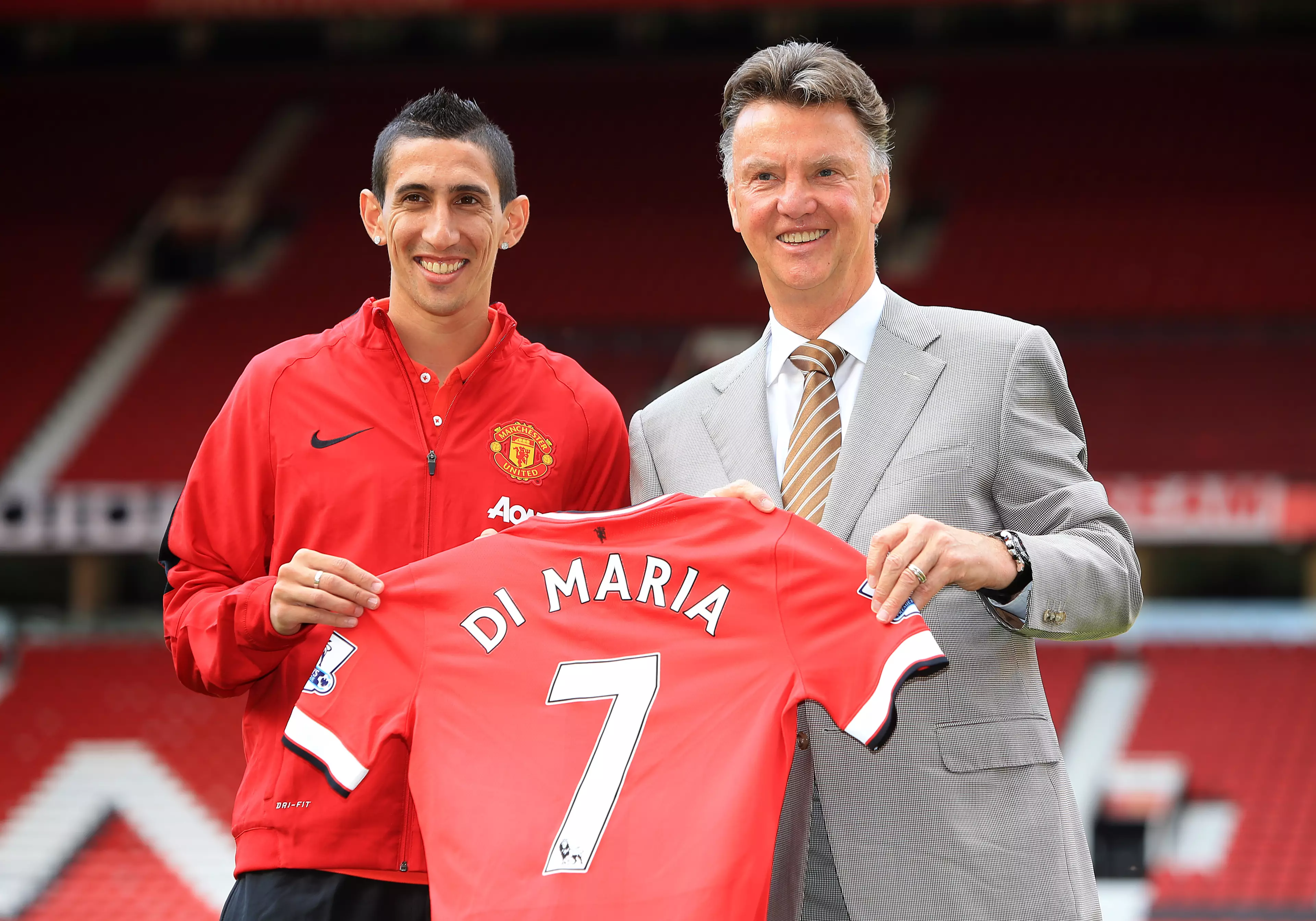 Life started with all smiles for Di Maria but they soon disappeared. Image: PA Images
