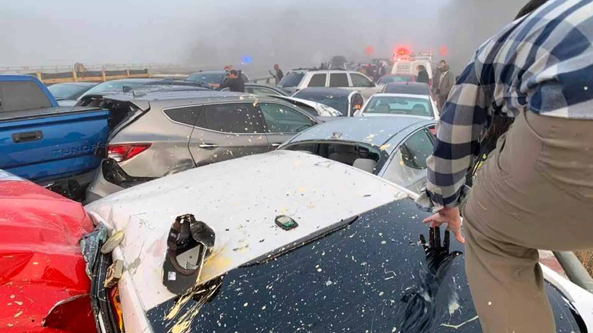 Fifty-One People Injured In Huge 69-Car Pile-Up In Virginia 