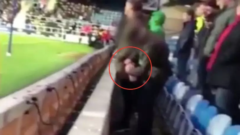 Middlesbrough Fan Steals Goalkeeper's Water Bottle, Urinates Into It, Then Throws It Back 