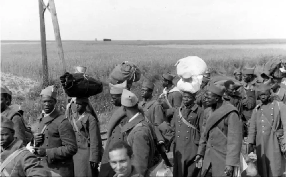 Black prisoners of war from French Africa, captured in 1940.