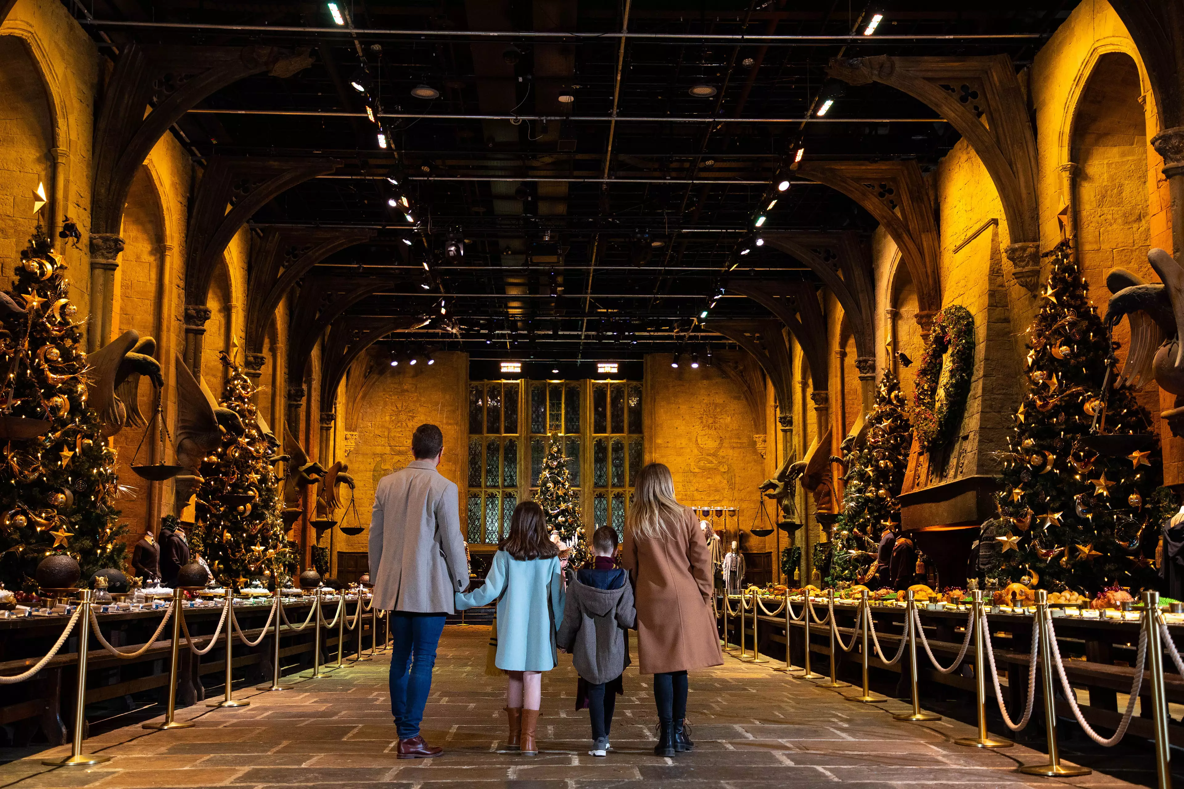 Other parts of Hogwarts have been kitted out for winter (