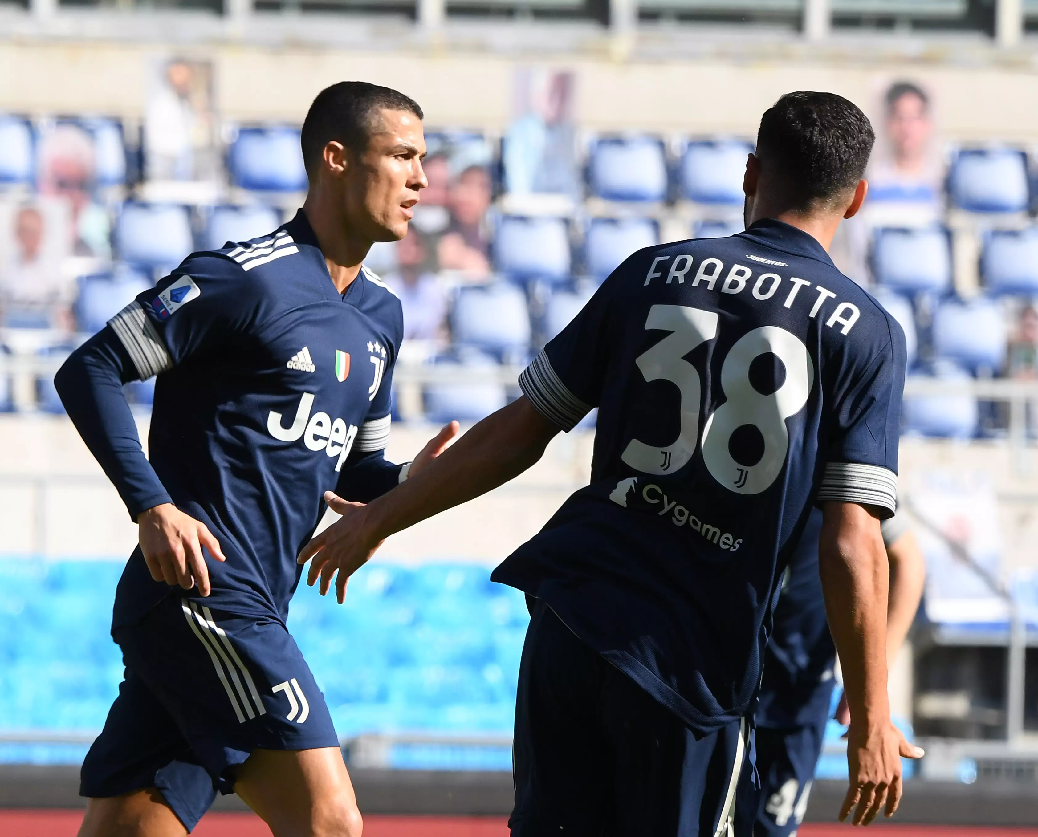 Ronaldo was back scoring for Juventus against Lazio at the weekend. Image: PA Images