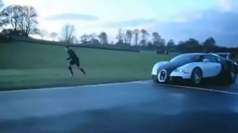 When Cristiano Ronaldo Raced A Bugatti Veyron In A Brilliant Nike