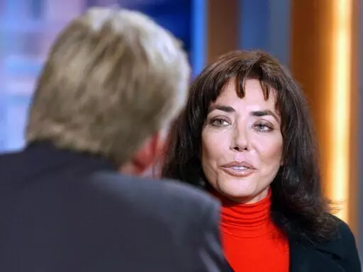 Carmen Dufour being interviewed on German TV in 2003 (