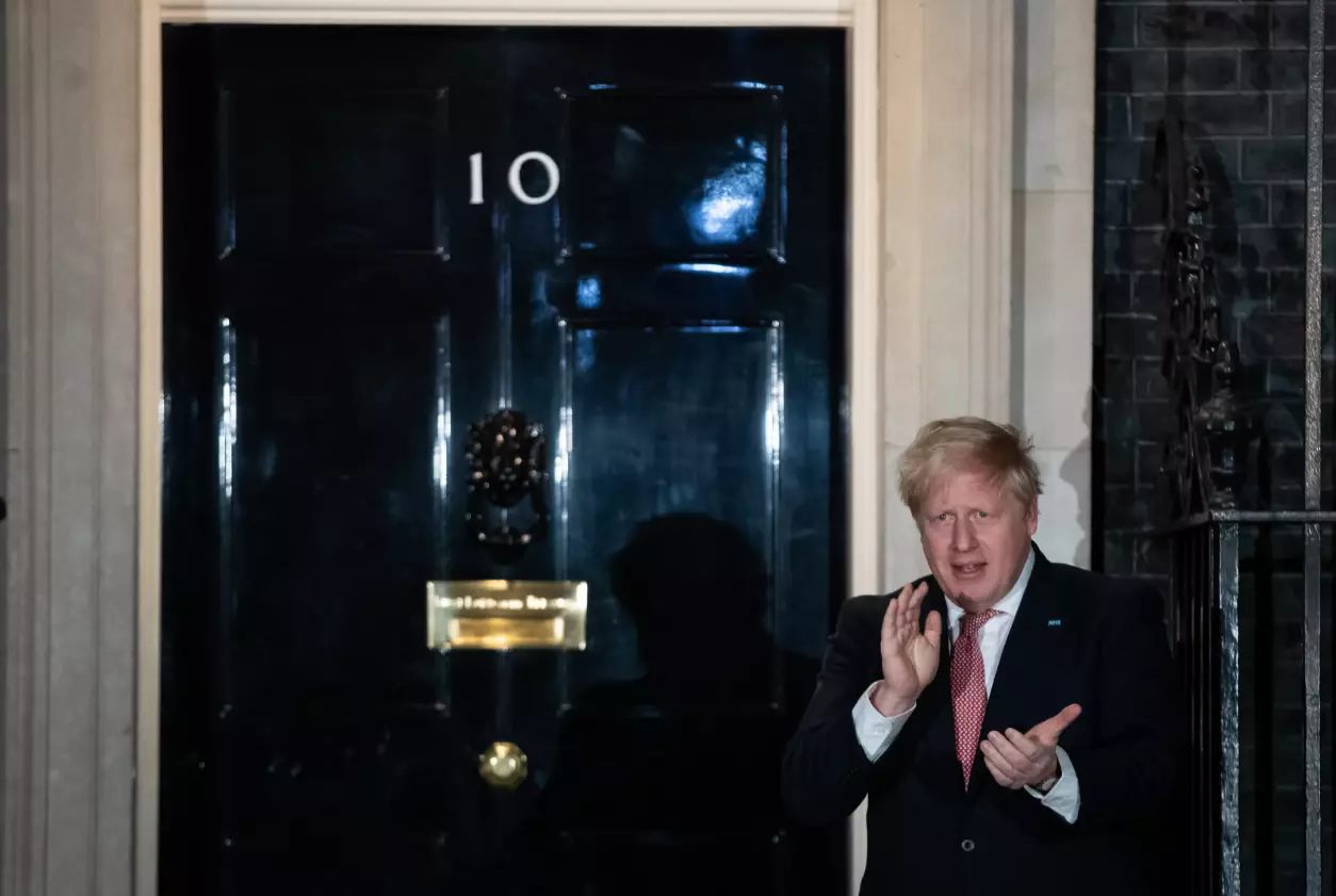 Boris was clapping for the NHS last night (
